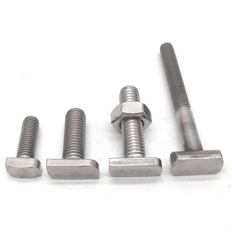 Fastener Rustfrit Stål 304 316 T Bolt Firkantet Hoved T Bolt